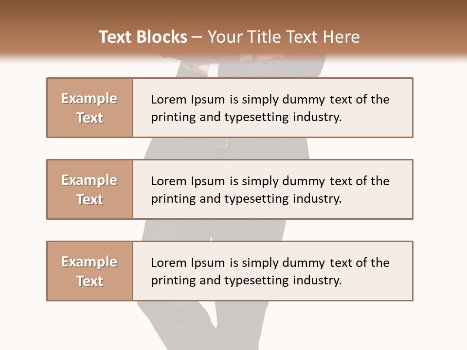 Length Male Success PowerPoint Template