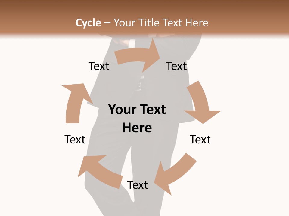 Length Male Success PowerPoint Template