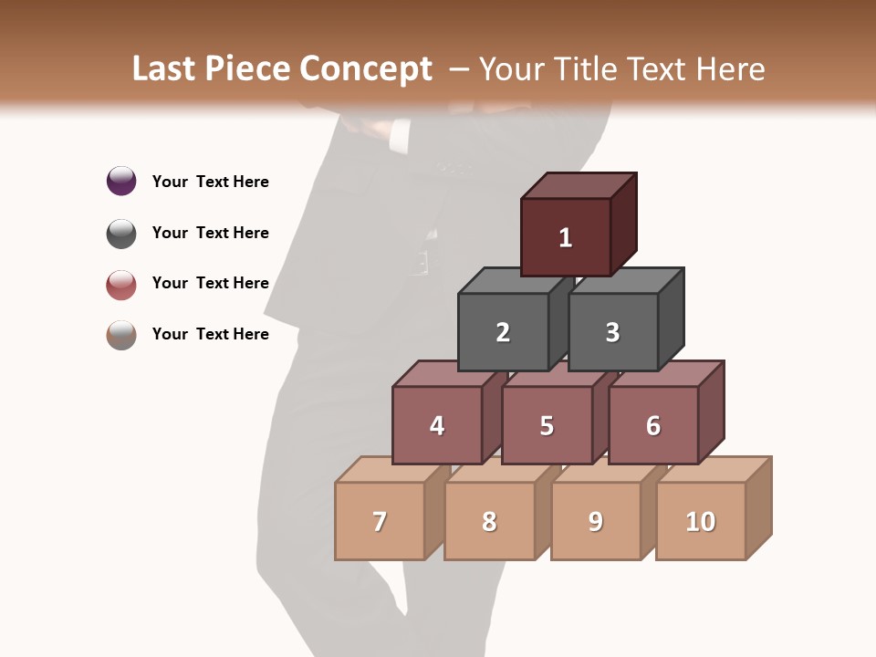 Length Male Success PowerPoint Template