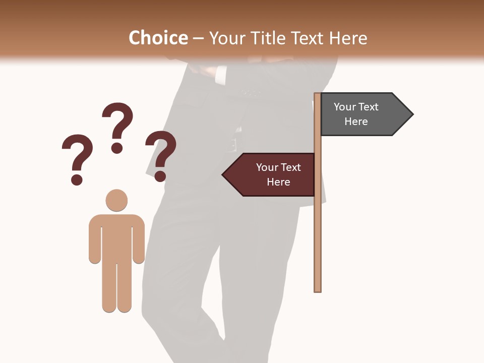 Length Male Success PowerPoint Template