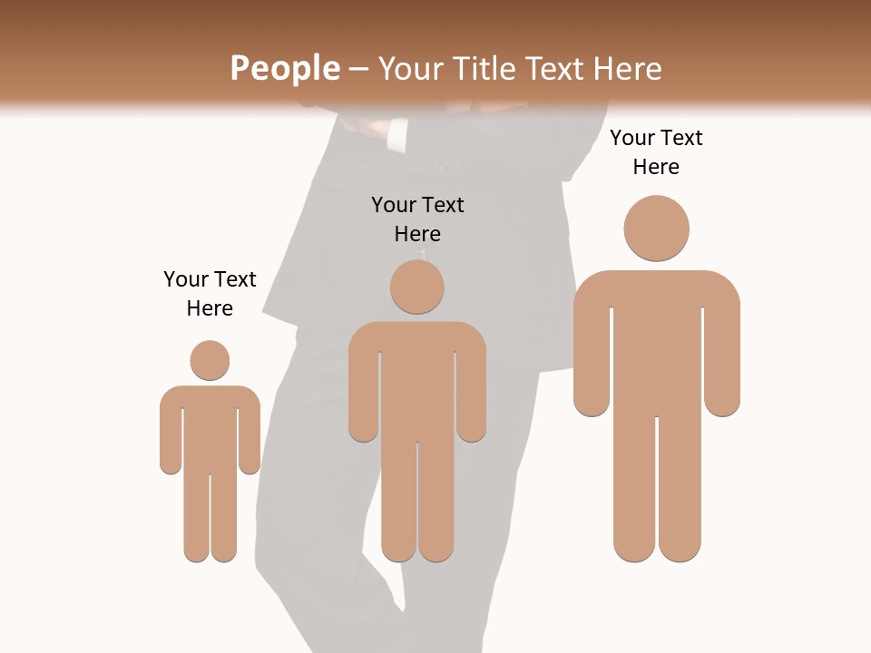 Length Male Success PowerPoint Template