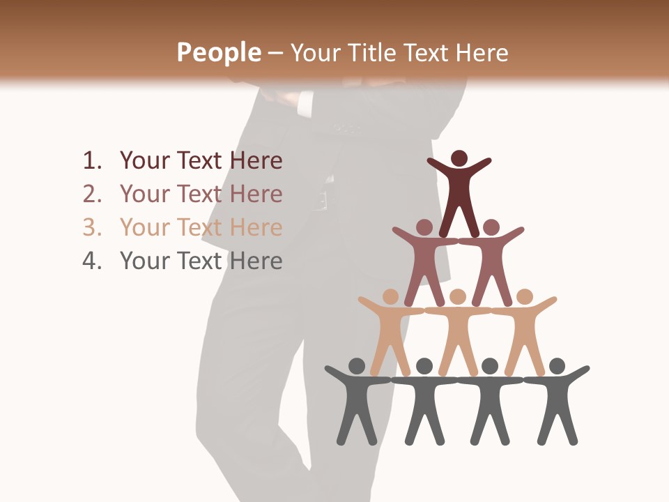 Length Male Success PowerPoint Template