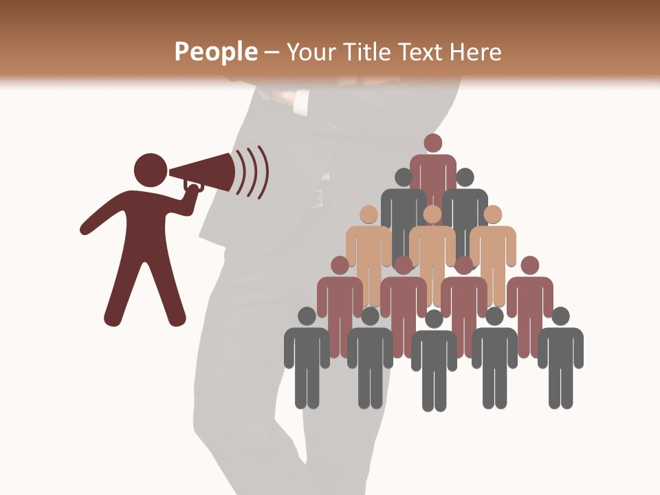 Length Male Success PowerPoint Template