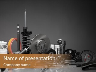 Engine Gland Replacement PowerPoint Template