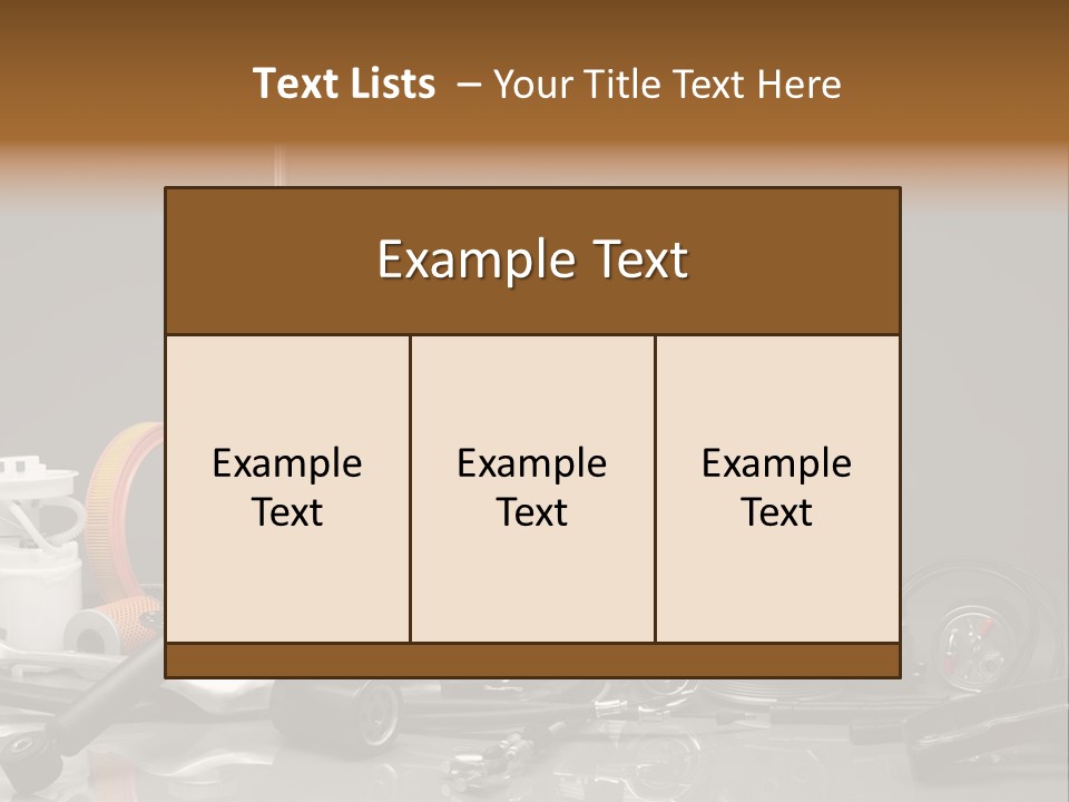 Engine Gland Replacement PowerPoint Template