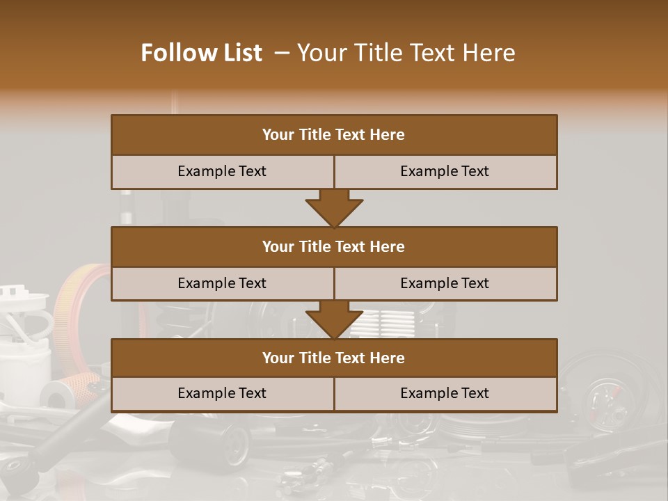Engine Gland Replacement PowerPoint Template