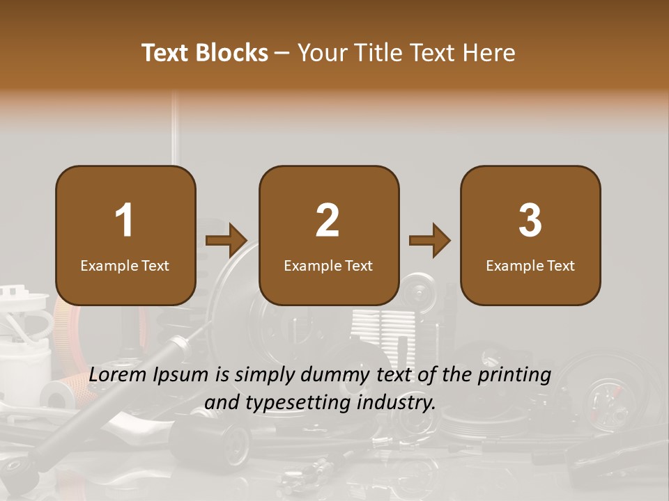 Engine Gland Replacement PowerPoint Template
