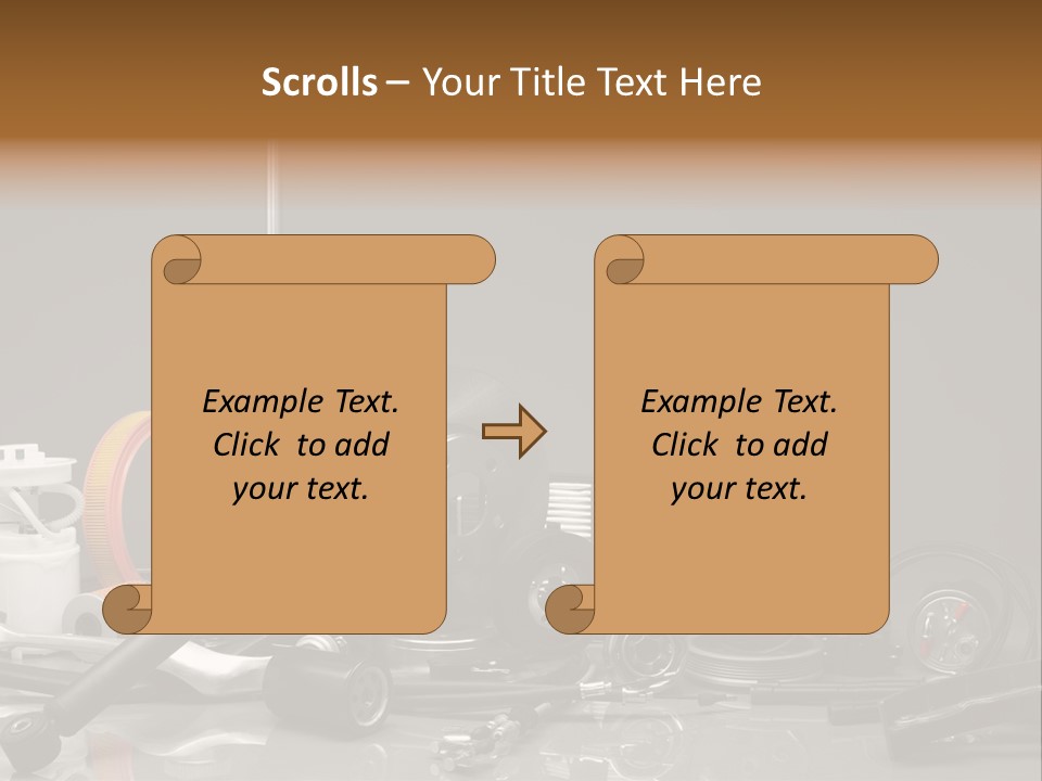 Engine Gland Replacement PowerPoint Template