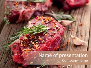 Board Bloody Salt PowerPoint Template