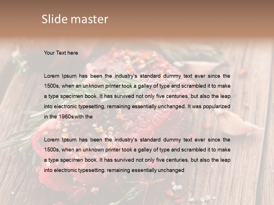 Board Bloody Salt PowerPoint Template