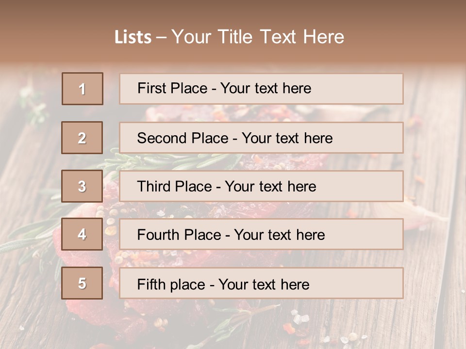 Board Bloody Salt PowerPoint Template