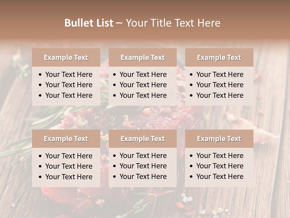 Board Bloody Salt PowerPoint Template