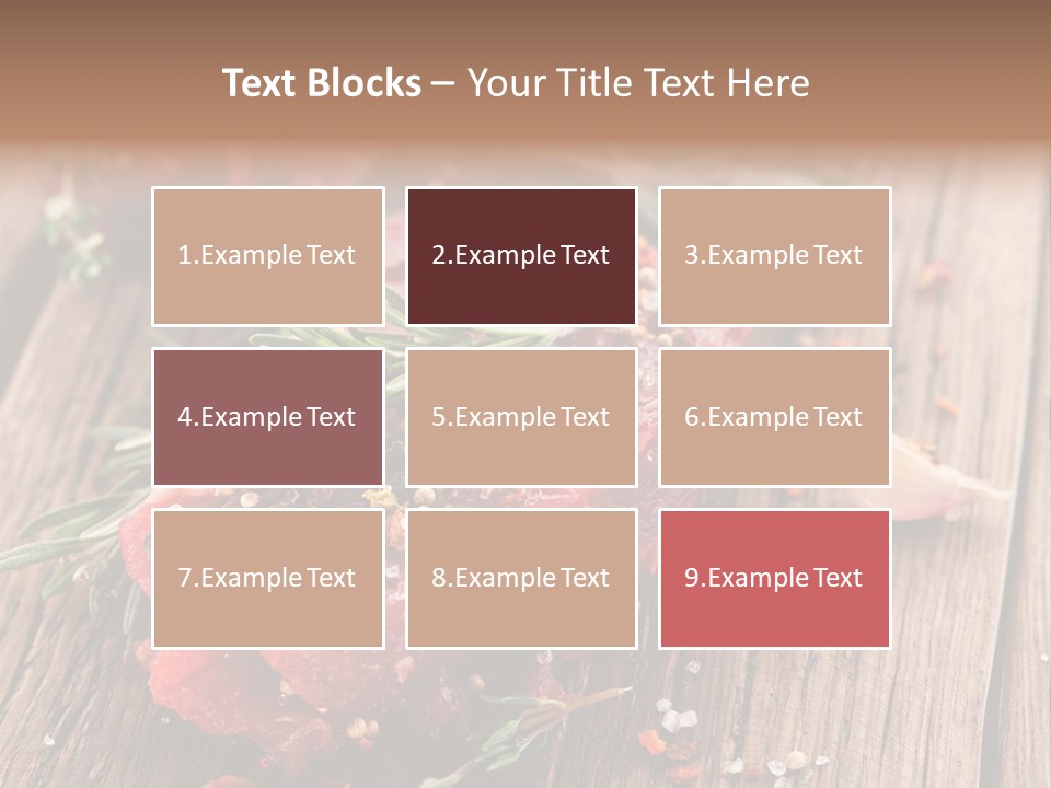 Board Bloody Salt PowerPoint Template