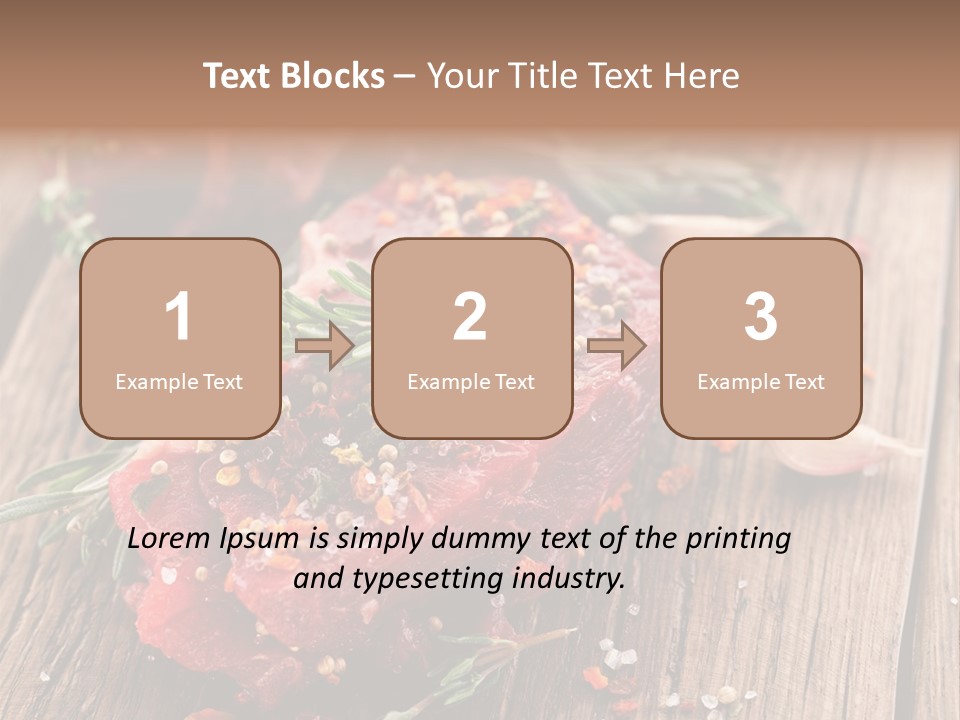 Board Bloody Salt PowerPoint Template