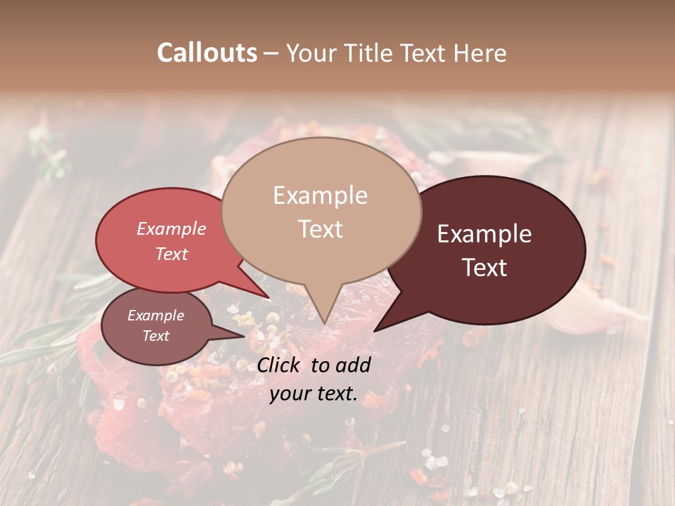 Board Bloody Salt PowerPoint Template
