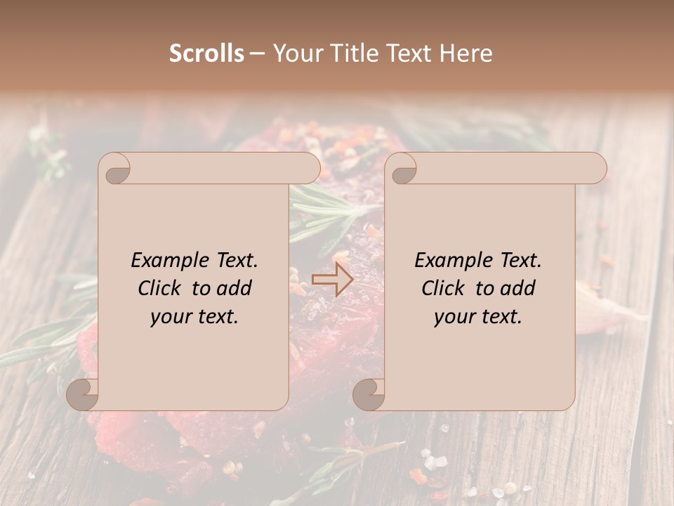Board Bloody Salt PowerPoint Template