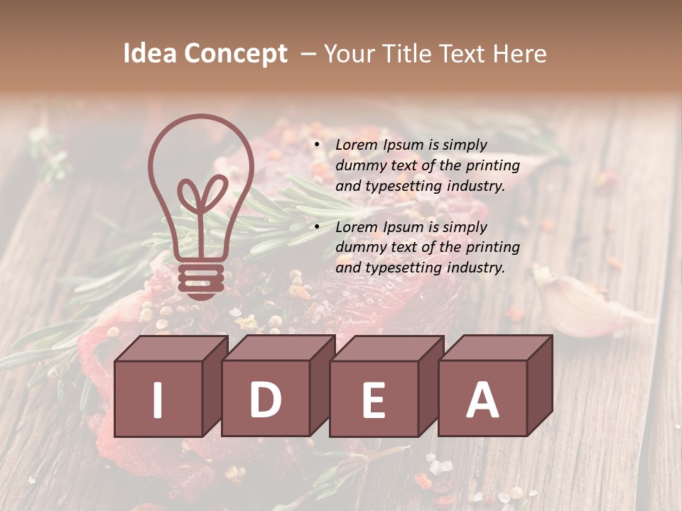 Board Bloody Salt PowerPoint Template