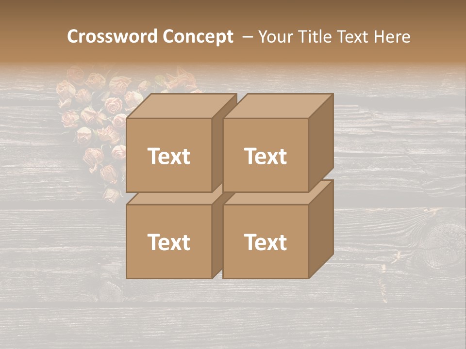 Holiday Rose Giving PowerPoint Template
