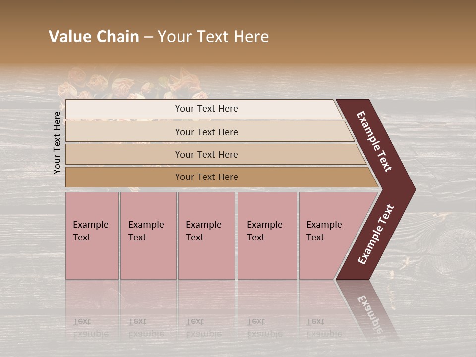 Holiday Rose Giving PowerPoint Template