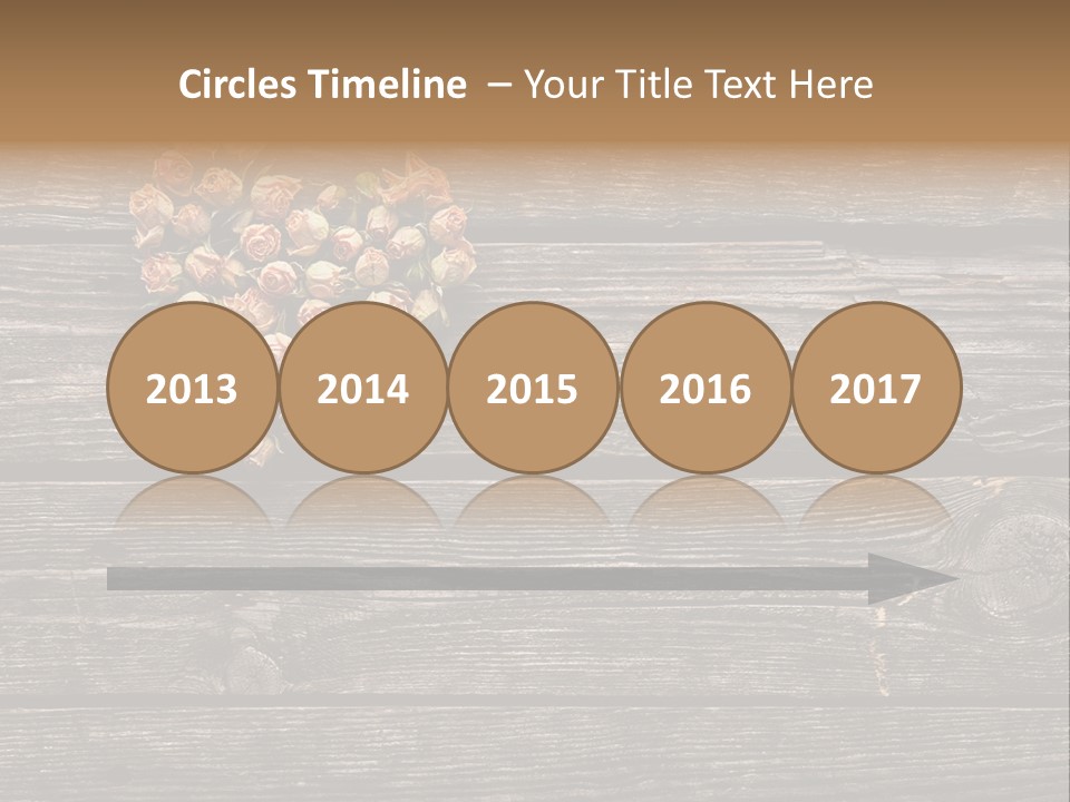 Holiday Rose Giving PowerPoint Template