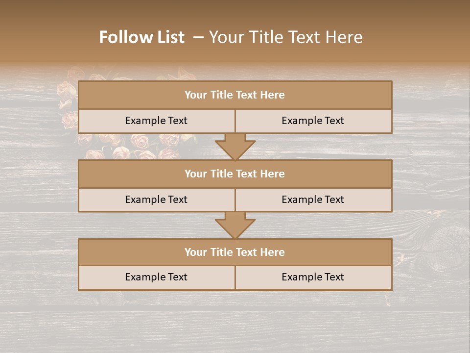 Holiday Rose Giving PowerPoint Template