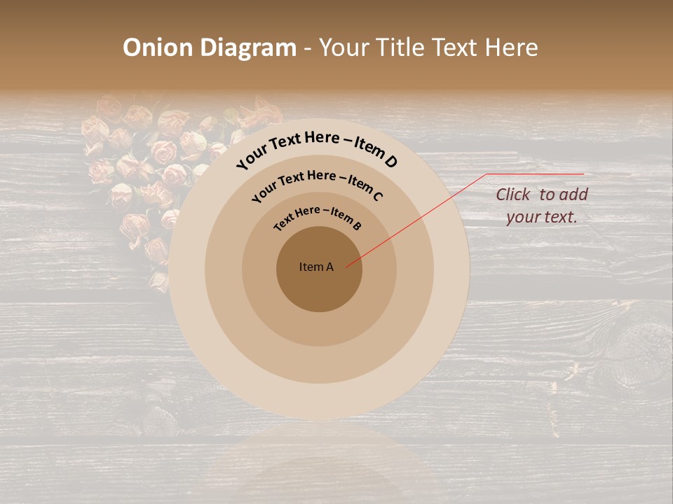 Holiday Rose Giving PowerPoint Template