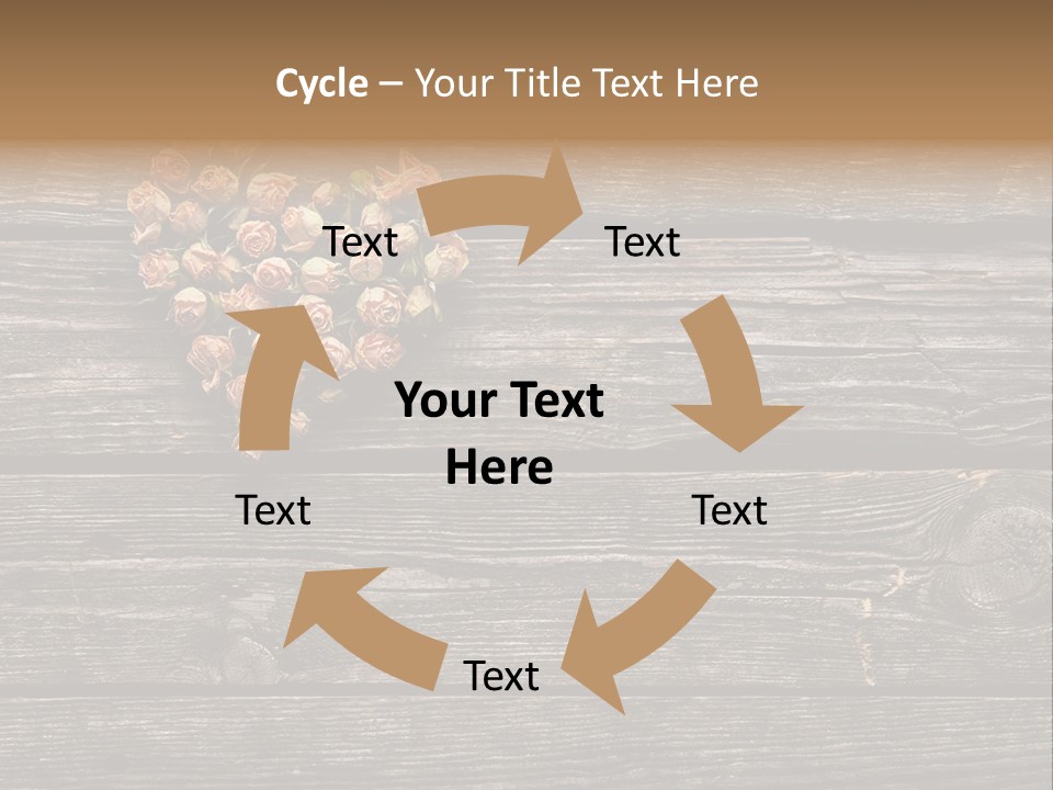 Holiday Rose Giving PowerPoint Template