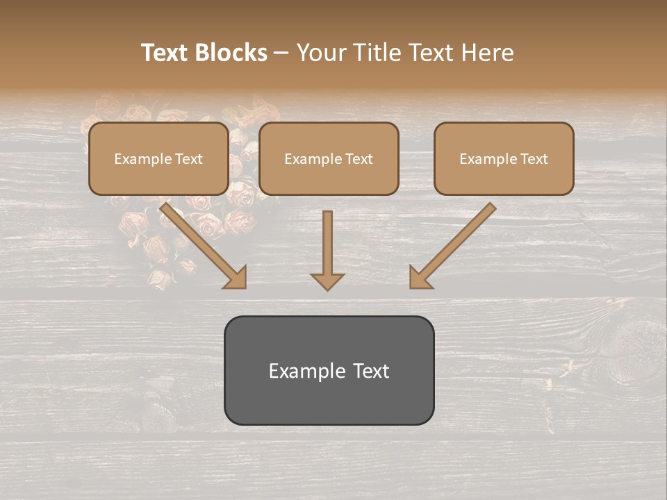 Holiday Rose Giving PowerPoint Template