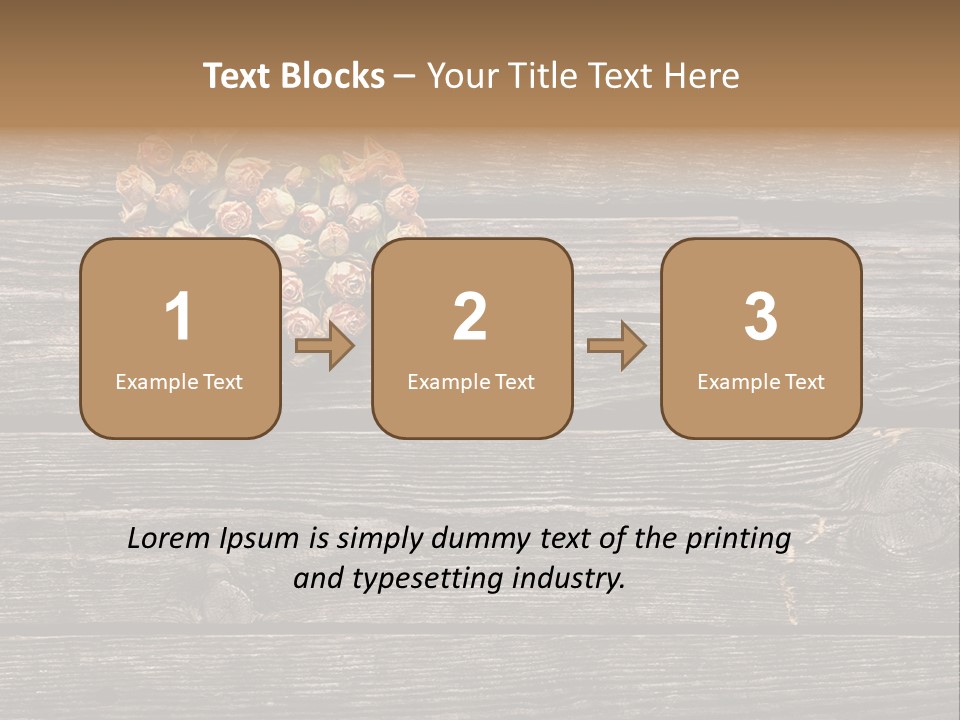 Holiday Rose Giving PowerPoint Template