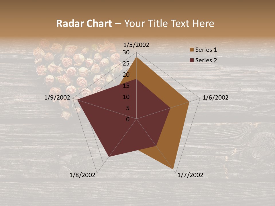 Holiday Rose Giving PowerPoint Template