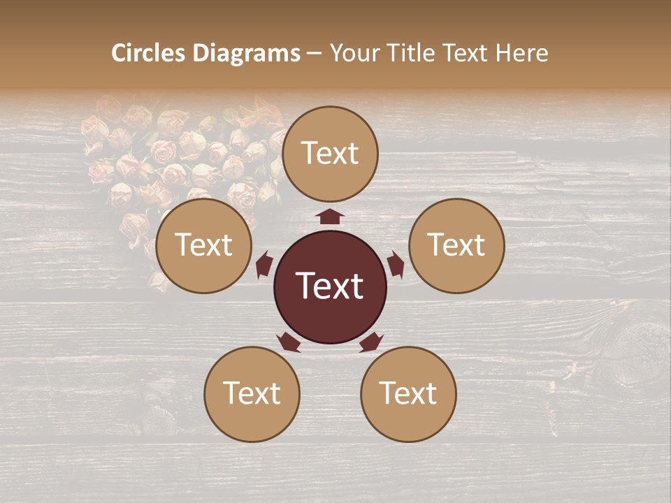 Holiday Rose Giving PowerPoint Template