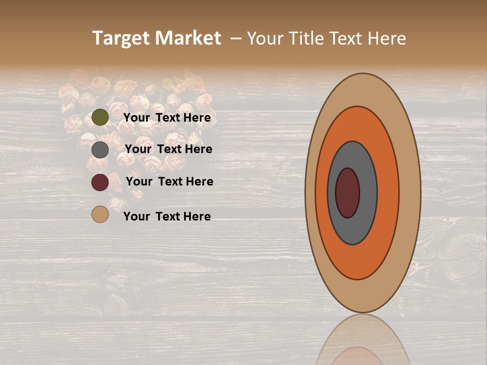 Holiday Rose Giving PowerPoint Template