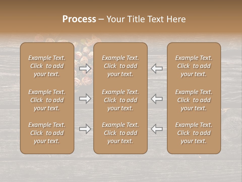 Holiday Rose Giving PowerPoint Template