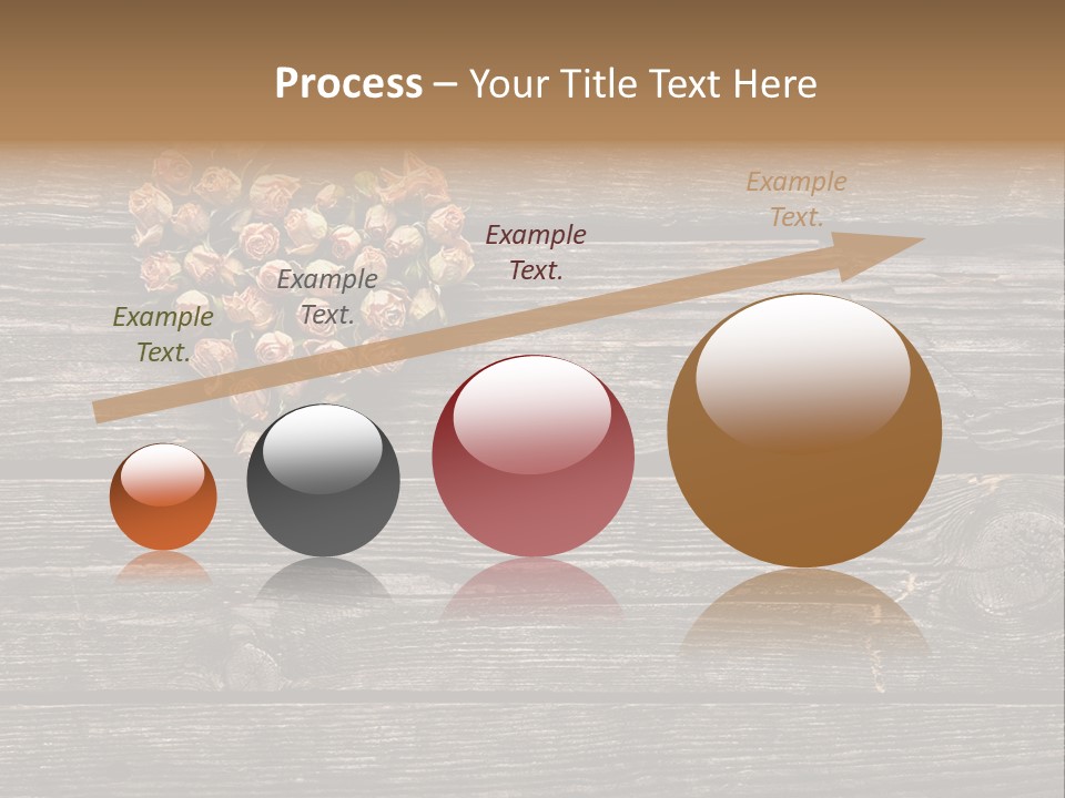 Holiday Rose Giving PowerPoint Template