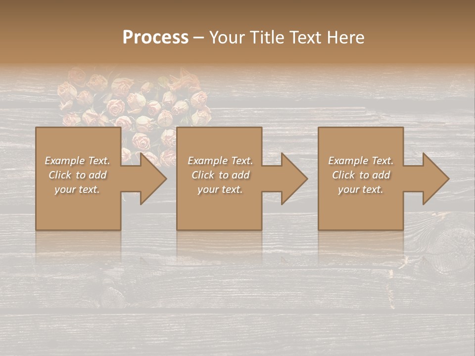 Holiday Rose Giving PowerPoint Template