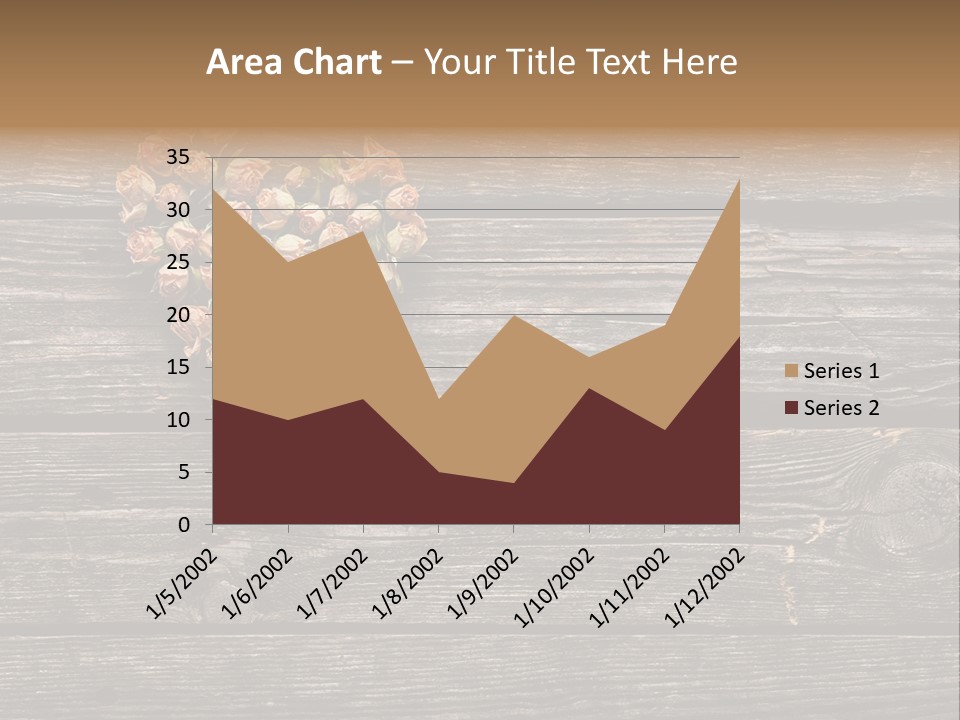 Holiday Rose Giving PowerPoint Template
