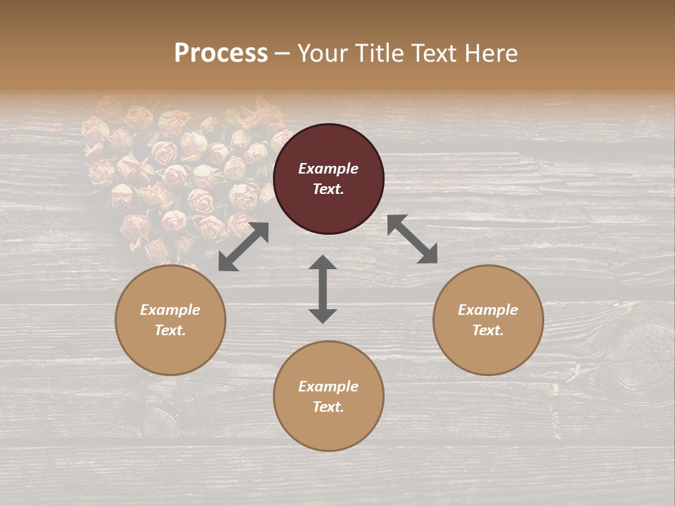 Holiday Rose Giving PowerPoint Template