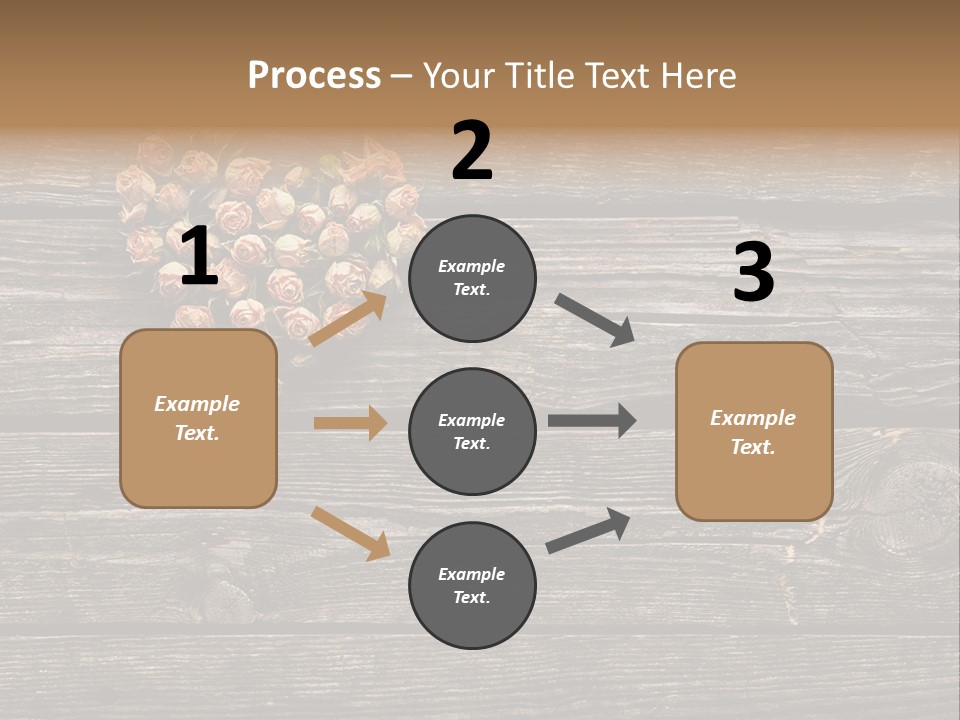 Holiday Rose Giving PowerPoint Template