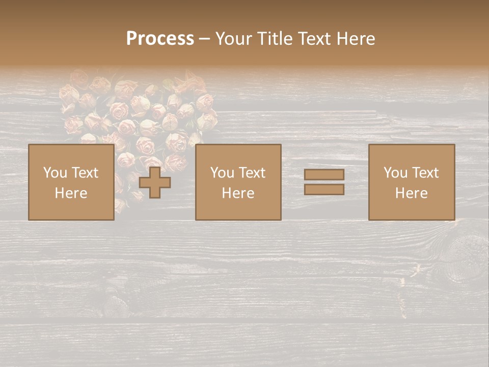 Holiday Rose Giving PowerPoint Template