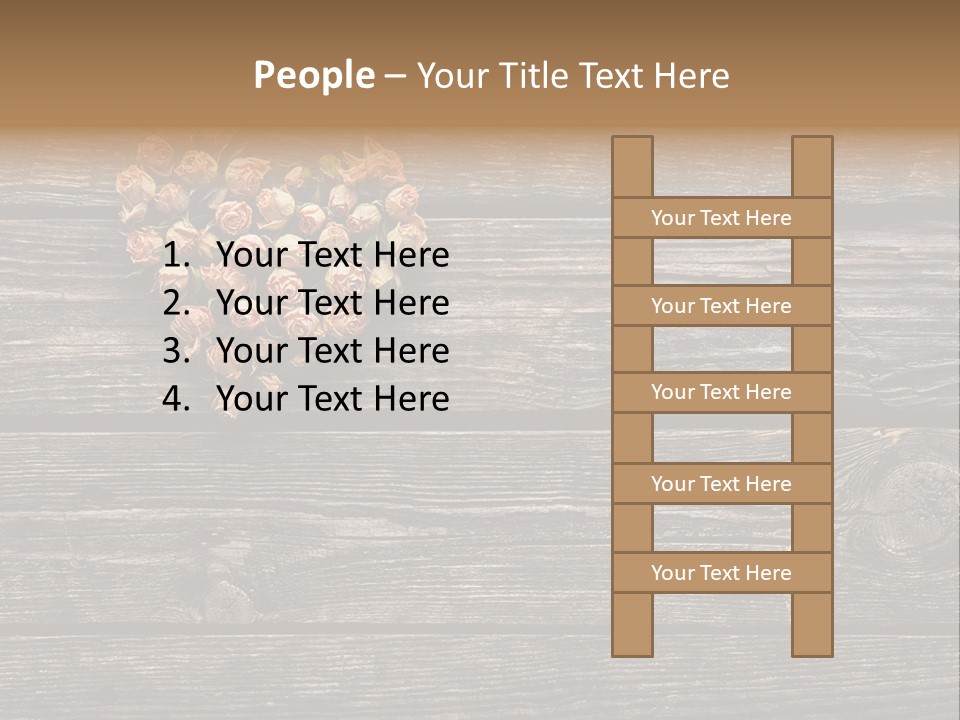 Holiday Rose Giving PowerPoint Template