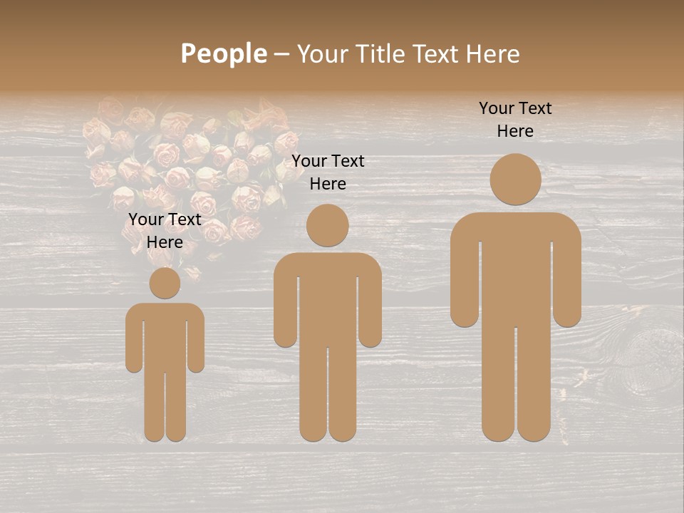 Holiday Rose Giving PowerPoint Template