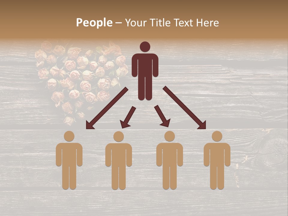 Holiday Rose Giving PowerPoint Template