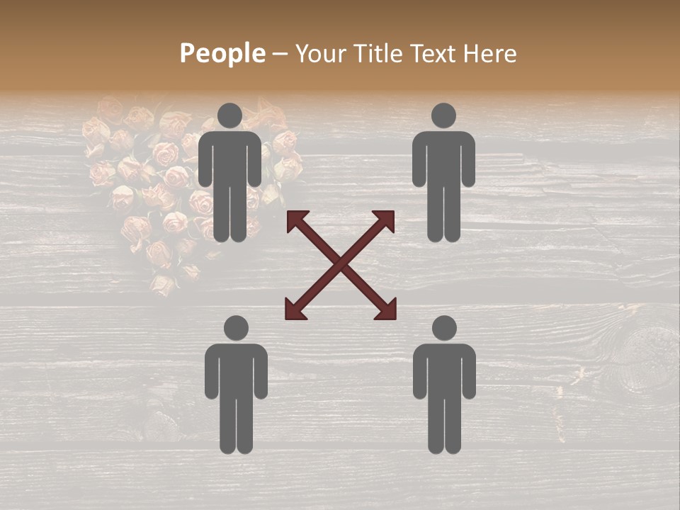 Holiday Rose Giving PowerPoint Template