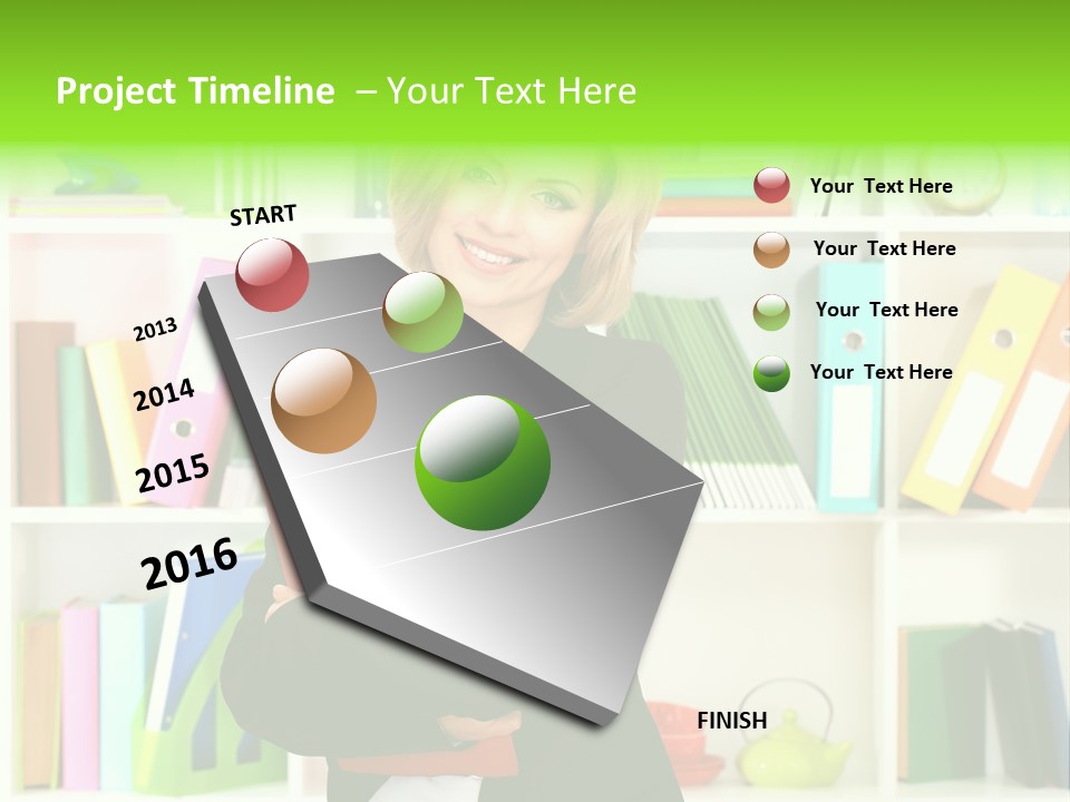 Colorful Confident Cute PowerPoint Template