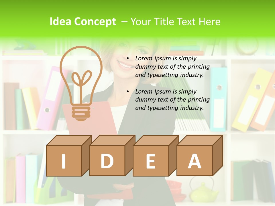 Colorful Confident Cute PowerPoint Template