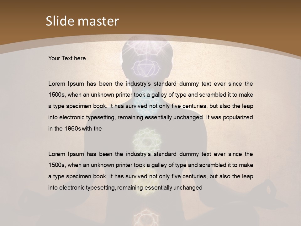 Bright Man Color PowerPoint Template