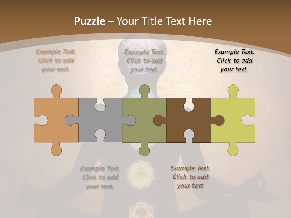 Bright Man Color PowerPoint Template