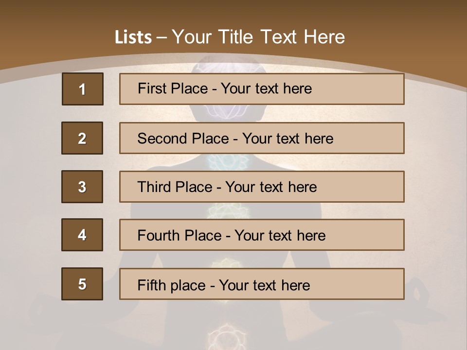 Bright Man Color PowerPoint Template