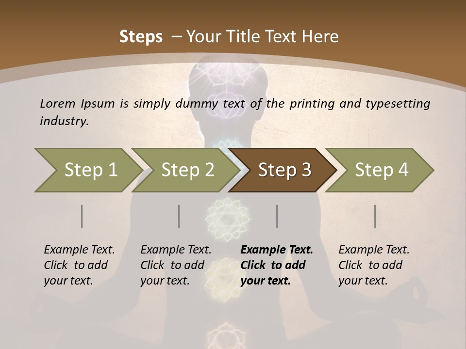 Bright Man Color PowerPoint Template