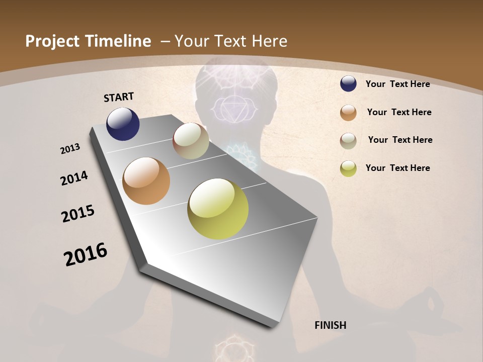 Bright Man Color PowerPoint Template